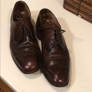 EUC E. T. Wright 10 D brown leather Oxfords